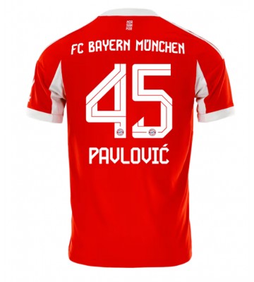 Bayern Munich Aleksandar Pavlovic #45 Hemmatröja 2025-26 Kortärmad